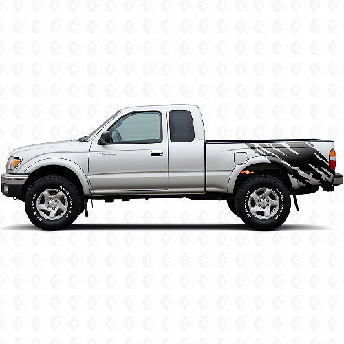 Modderspat Grafiek Achterzij Vinyl Sticker voor Toyota Tacoma 1995-2004 1