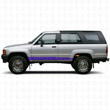 Verweven Strepen Rocker Panel Vinyl Decal voor Toyota 4Runner 1984-1989 2