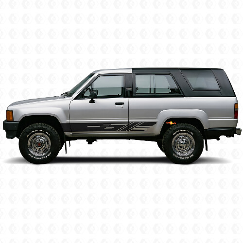 Gedeclareerde Strepen dorpel Vinyl Decal voor Toyota 4Runner 1984-1989