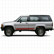 Topografische Stijl Strepen Deur Vinyl Sticker voor Toyota 4Runner 1984-1989 3
