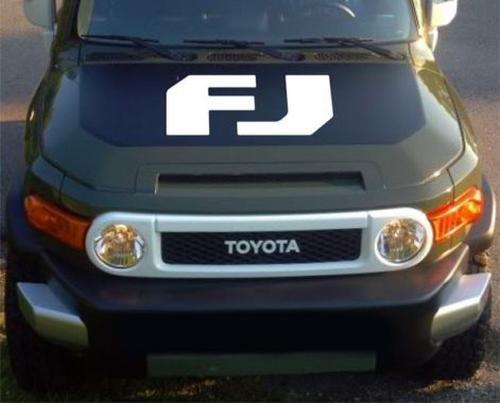 FJ-logo motorkap vinyl decal sticker voor Toyota FJ Cruiser