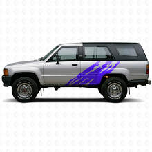 Modderspatprint Zij Vinylsticker voor Toyota 4Runner 1984-1989 2