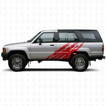 Modderspatprint Zij Vinylsticker voor Toyota 4Runner 1984-1989 3