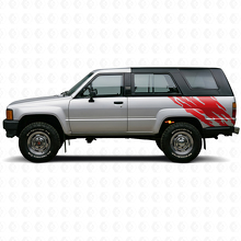 Modderspatgrafiek Achterzijde Vinyl Decal voor Toyota 4Runner 1984-1989 3