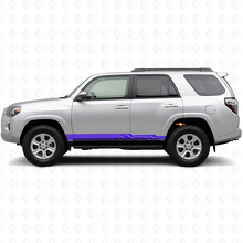 Geweven Strepen Rocker Panel Vinyl Sticker voor Toyota 4Runner 2009-2024 2