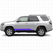 Gebogen Strepen Rocker Panel Vinyl Decal Kit voor Toyota 4Runner 2009-2024 2