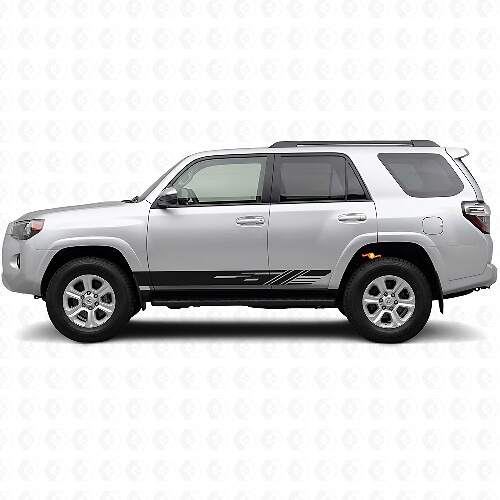 Gedecoreerde Strepen Rocker Panel Vinyl Sticker voor Toyota 4Runner 2009-2024 1