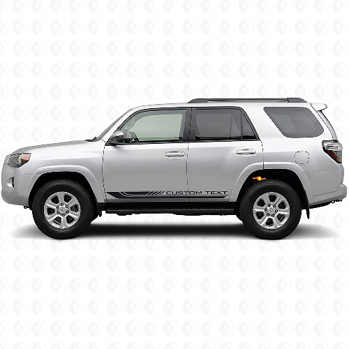 Geblokte Gebogen Strepen Rocker Panel Vinyl Sticker voor Toyota 4Runner 2009-2024 1