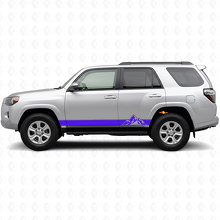 Mountains Style Strepen Rockerpanel Vinyl Decal Kit voor Toyota 4Runner 2009-2024 2