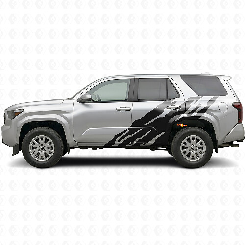 Modderspatgrafiek Zijdelingse Vinylsticker voor Toyota 4Runner 2024+