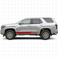 Geblokte Strepen Rocker Panel Vinyl Decal voor Toyota 4Runner 2024+ 3