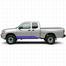 Gekromde Strepen Rocker Panel Vinyl Decal Kit voor Toyota Tundra 1999-2006 2