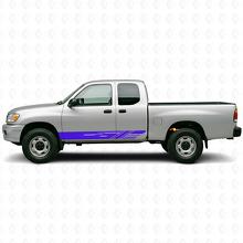 Gedecoreerde Strepen Rocker Panel Vinyl Sticker voor Toyota Tundra 1999-2006 2