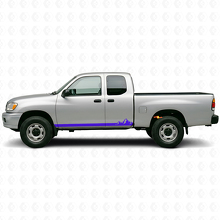 Mountains Dunne Strepen Rocker Panel Vinyl Decal voor Toyota Tundra 1999-2006 2