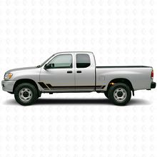 Twin Stripes Rocker Panel Vinyl Decal Kit voor Toyota Tundra 1999-2006 2
