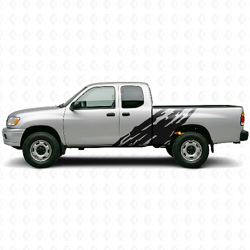 Modderspatpatroon Zijkant Vinyl Decal voor Toyota Tundra 1999-2006 1