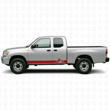 Mountains Style Strepen Rocker Panel Vinyl Decal Kit voor Toyota Tundra 1999-2006 3