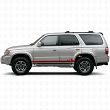 Mountains Dunne Strepen Rocker Panel Vinyl Sticker voor Toyota 4Runner 1995-2002 3