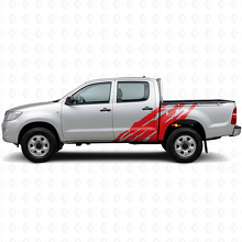 Modder Spat Grafische Zijkant Vinyl Decal voor Toyota Hilux 2004-2015 3