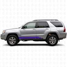 Gebogen Strepen Rocker Panel Vinyl Decal Kit voor Toyota 4Runner 2002-2009 2