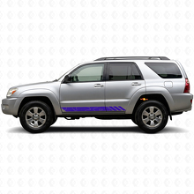 Topografische Stijl Strepen Deur Vinyl Sticker voor Toyota 4Runner 2002-2009 2