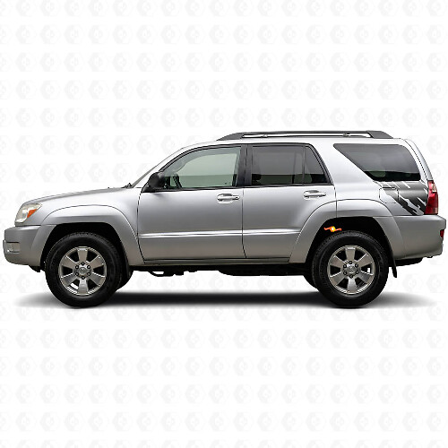 Modderspatttergrafiek zijvlak vinyl sticker set voor Toyota 4Runner 2002-2009_1