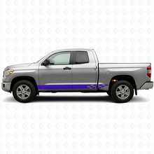 Ruitjes Strepen Rocker Panel Vinyl Sticker voor Toyota Tundra 2007-2021 2