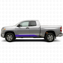 Gekromde Strepen Rocker Panel Vinyl Decal Kit voor Toyota Tundra 2007-2021 2