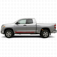 Gebogen Ruitenpatroon Strip Rocker Panel Vinyl Decal voor Toyota Tundra 2007-2021 3