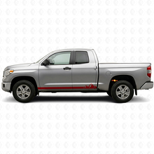 Mountains Thin Stripes Rocker Panel Vinyl Sticker voor Toyota Tundra 2007-2021 3