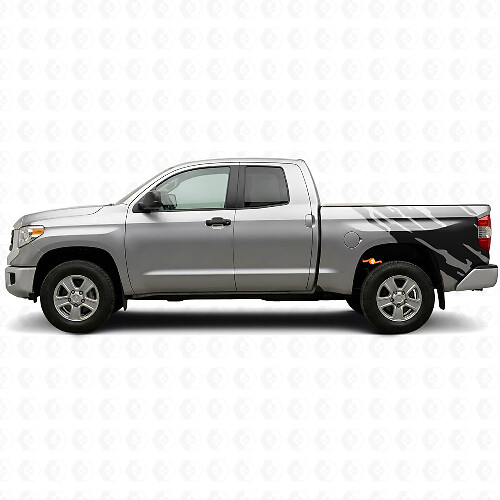 Modderspatbord zijsticker van vinyl voor Toyota Tundra 2007-2021