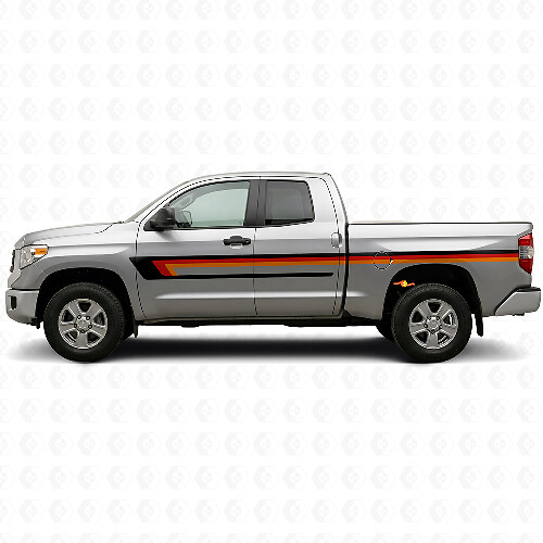 Deurzij Vinyl Decal met Drie Strepen voor Toyota Tundra 2007-2021 1