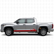 Mountains Dunne Strepen Dekplaat Vinyl Decal voor Toyota Tundra 2022+ 3