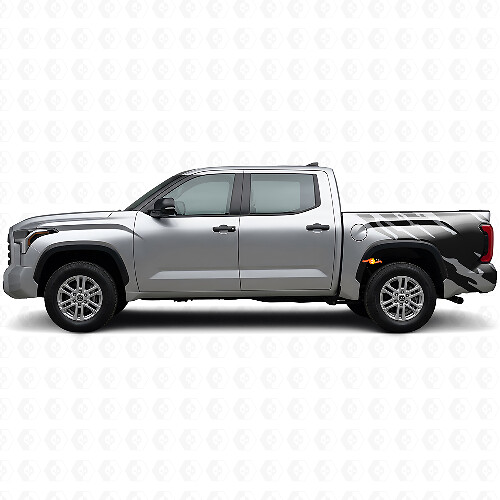 Modderspatgrafiek Achterzijvinylsticker voor Toyota Tundra 2022+ 1