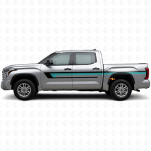 Drie Dubbele Strepen Deur Zij Vinyl Sticker voor Toyota Tundra 2022+ 2