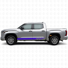 Geruite Strepen Dorpel Vinyl Decal voor Toyota Tundra 2022+ 2