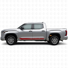 Ruitvormige Gebogen Strepen Rocker Panel Vinyl Sticker voor Toyota Tundra 2022+_3