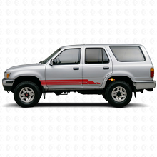 Gebogen Strepen Dorpel Vinyl Decal Kit voor Toyota 4Runner 1989-1995 3