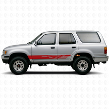 Versierde Strepen Rocker Panel Vinyl Decal voor Toyota 4Runner 1989-1995 3
