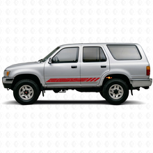 Topografische Stijl Strepen Deuren Vinyl Sticker voor Toyota 4Runner 1989-1995 3