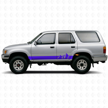 Mountains Wide Strepen Rocker Panel Vinyl Decal voor Toyota 4Runner 1989-1995 2