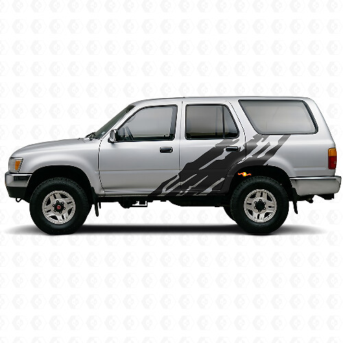 Modderspatgrafiek Zijkant Vinyl Decal voor Toyota 4Runner 1989-1995 1