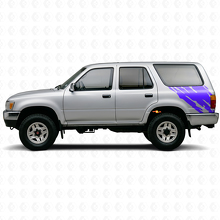 Modderspatpatroon Achter Zij Vinyl Sticker voor Toyota 4Runner 1989-1995 2