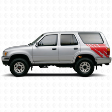 Modderspatpatroon Achter Zij Vinyl Sticker voor Toyota 4Runner 1989-1995 3