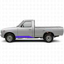 Gebogen Strepen Rockerpaneel Vinyl Decal Kit voor Toyota Hilux 1968-1972 2