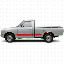 Topografische Stijl Strepen Deur Vinyl Decal voor Toyota Hilux 1968-1972 3
