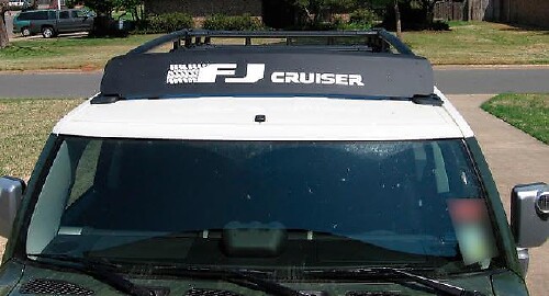 FJ Cruiser Dakdrager Windgeleider Sticker voor Toyota FJ Cruiser