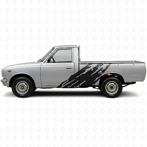 Modderspat Grafische Zijvinylsticker voor Toyota Hilux 1968-1972 1
