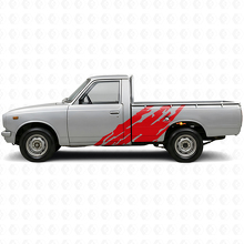 Modderspat Grafische Zijvinylsticker voor Toyota Hilux 1968-1972 3