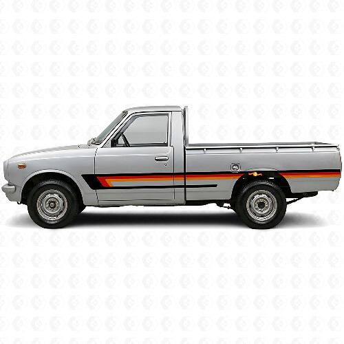 Triple Strepen Deurzijde Vinyl Sticker voor Toyota Hilux 1968-1972 1